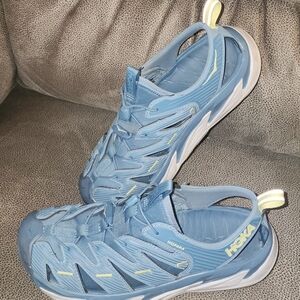 HOKA Hopara Blue Athletic Sandals Sneakers Sz 8.5